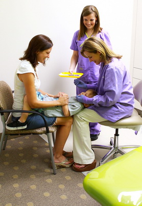 Lap Exam at the Pediatric Dentist Serving Highland Village, Flower Mound and Lantana